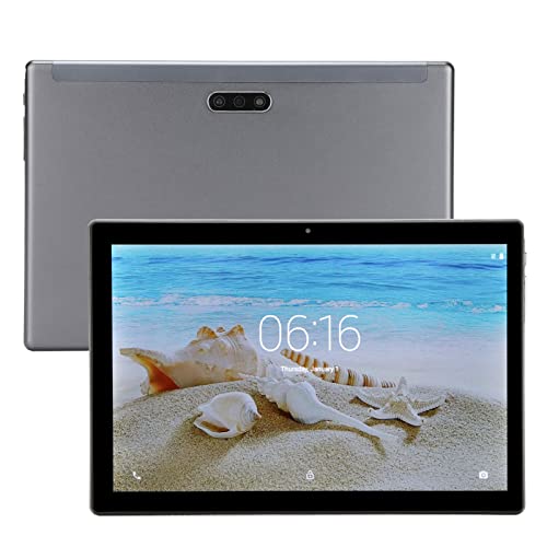10 inch Android Tablet, Octa Core Processor 4GB RAM 64GB ROM Tablet Computer, 5G WiFi Dual Band Tablet with IPS HD Display and 8000mAh Battery, 3 Card Slots, 128GB Memory Card Expandable