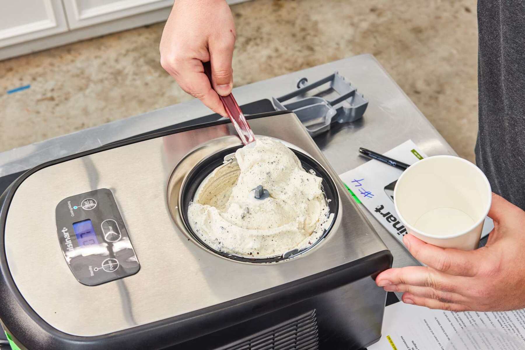 Cheap Fried Yogurt Machine Instant Ice Cream Rolls Large Size Ice Tray  Multifunctional Fried Food Plate Rapid Freezing Ice Cream Maker