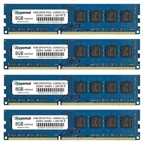 32GB DDR3 RAM Kit for Desktop Computer