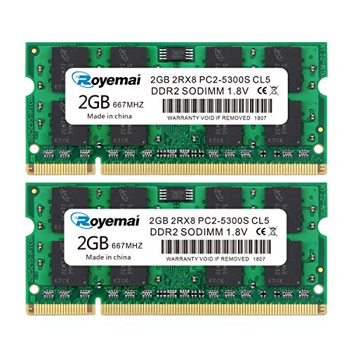 4GB Kit DDR2 667MHz SODIMM RAM for Laptop