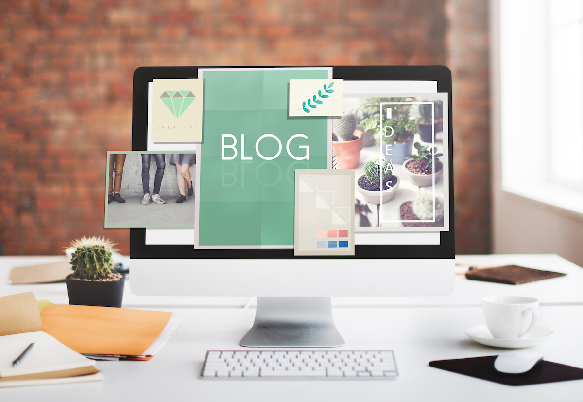 Blog Blogging Ideas Icons Graphic Concept