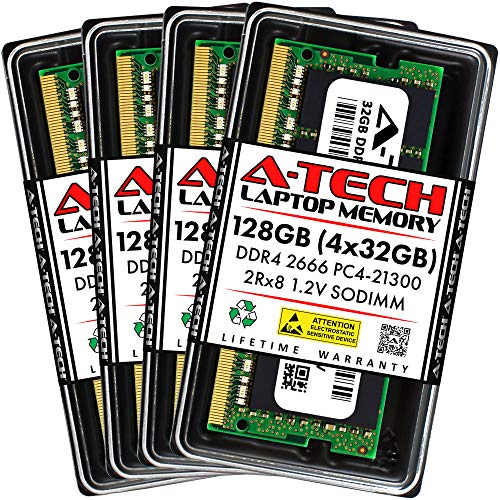 A-Tech 128GB DDR4 Laptop Notebook RAM Memory Upgrade
