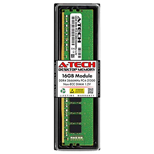 A-Tech 16GB DDR4 2666 MHz UDIMM PC4-21300 RAM