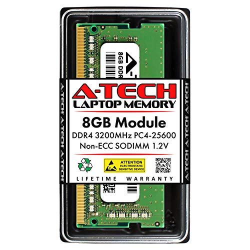 A-Tech 8GB DDR4 3200 MHz SODIMM Laptop RAM