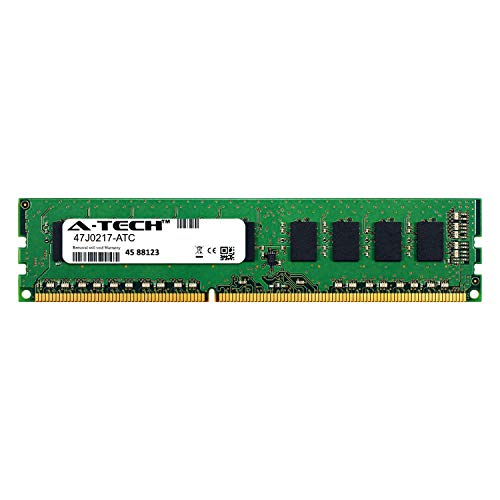A-Tech 8GB Replacement for IBM 47J0217 - DDR3/DDR3L 1600MHz PC3-12800 ECC Unbuffered UDIMM 2rx8 1.35v - Single Server Memory Ram Stick (47J0217-ATC)