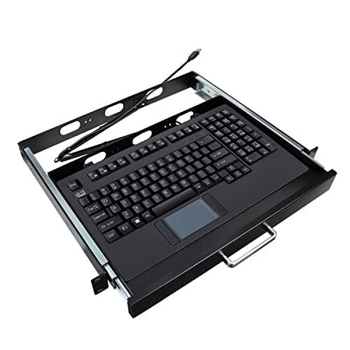 Adesso Rackmount Drawer with USB Touchpad Keyboard