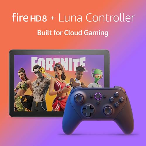 Amazon Fire HD 8 Tablet with Luna Controller