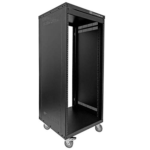 AxcessAbles RK 22U Rack-Mount Cabinet with Locking Wheels