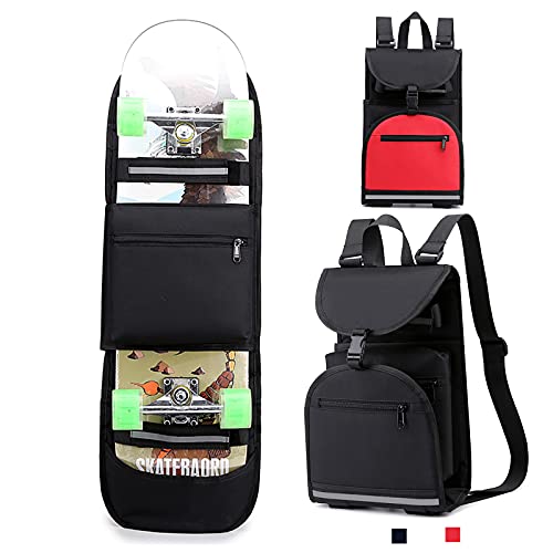 BRAVORD Foldable Skateboard Backpack Bag Carrier
