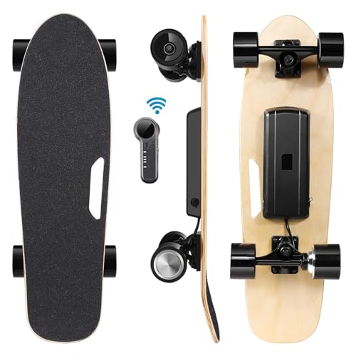 Caroma Electric Skateboard, 350W Electric Skateboard with Wireless Remote Control