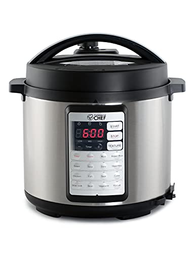 Commercial Chef Electric Pressure Cooker 6.3 Quarts