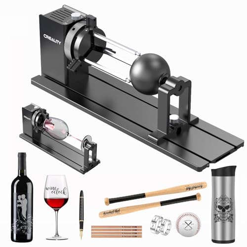 Creality Rotary Kit Pro: Laser Rotary Roller 3 in 1 Multi-Function Engraving Accessories