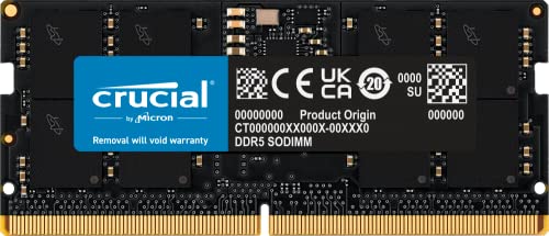 Crucial RAM 16GB DDR5 Laptop Memory