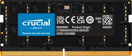 Crucial RAM 8GB DDR5 5600MT/s Laptop Memory