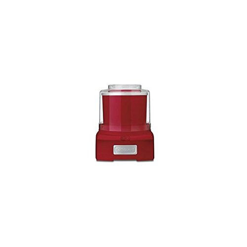 Cuisinart Red 1.5 qt. Ice Cream Maker - Compact and Stylish