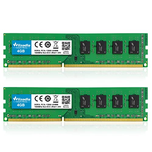 DDR3 / DDR3L 8GB Kit RAM 1600MHz DIMM Desktop Memory