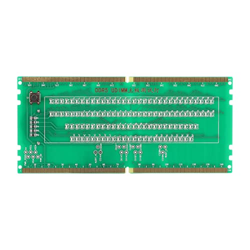 DDR5 RAM Memory Slot Tester Card with LED Lights(Green)