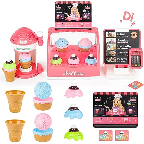 deAO Ice Cream Toy Play Store for Kids