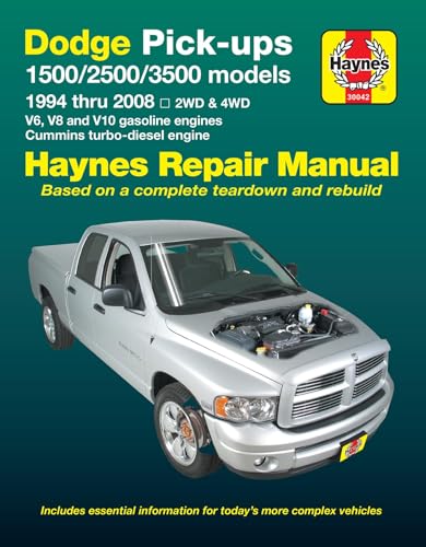 Dodge 1500, 2500 & 3500 Pick-ups (94-08) Repair Manual