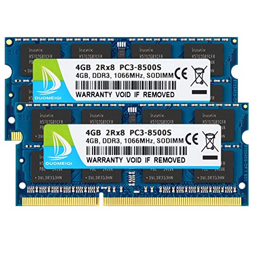 DUOMEIQI 8GB DDR3 RAM Kit - Premium Laptop Memory Upgrade