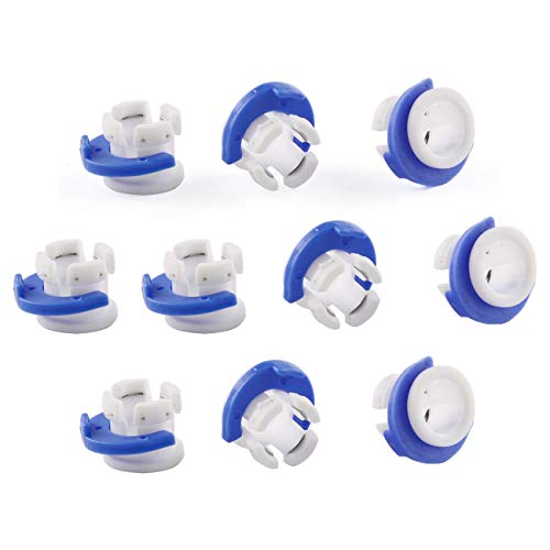 E-outstanding White Bowden Tube Clamps and Blue Pipe Horse Clips