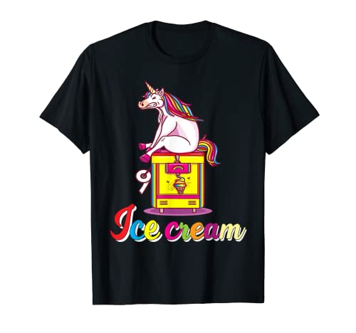 Funny Unicorn Ice Cream Maker Cone Ice Toilet Poop T-Shirt