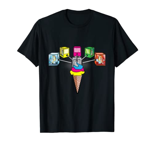 Funny Unicorn Ice Cream Maker T-Shirt