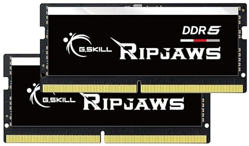 G.SKILL Ripjaws DDR5 SO-DIMM Series DDR5 RAM (32GB) - High Performance Laptop Memory