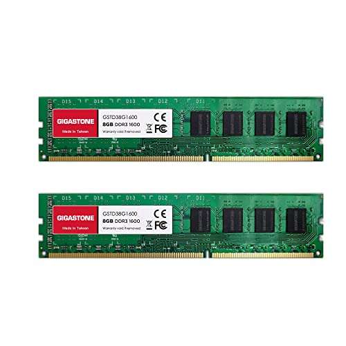 Gigastone Desktop RAM 16GB (2x8GB) DDR3