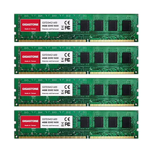 Gigastone Desktop RAM 16GB DDR3-1600MHz PC3-12800