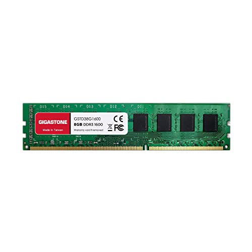 Gigastone Desktop RAM 8GB DDR3 1600MHz Memory Module
