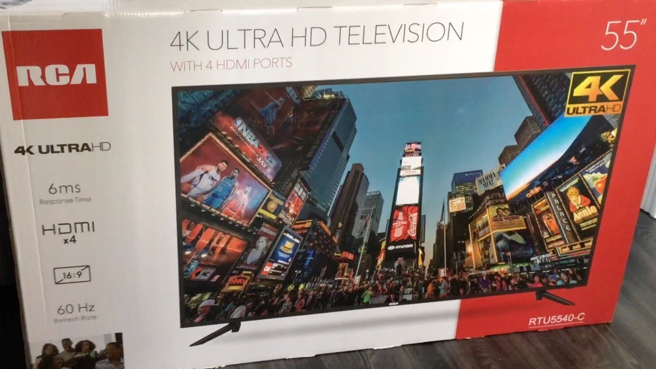 How Big Is The Box For RCA 55 Class 4K Ultra HD (2160P) HDR Roku Smart LED TV