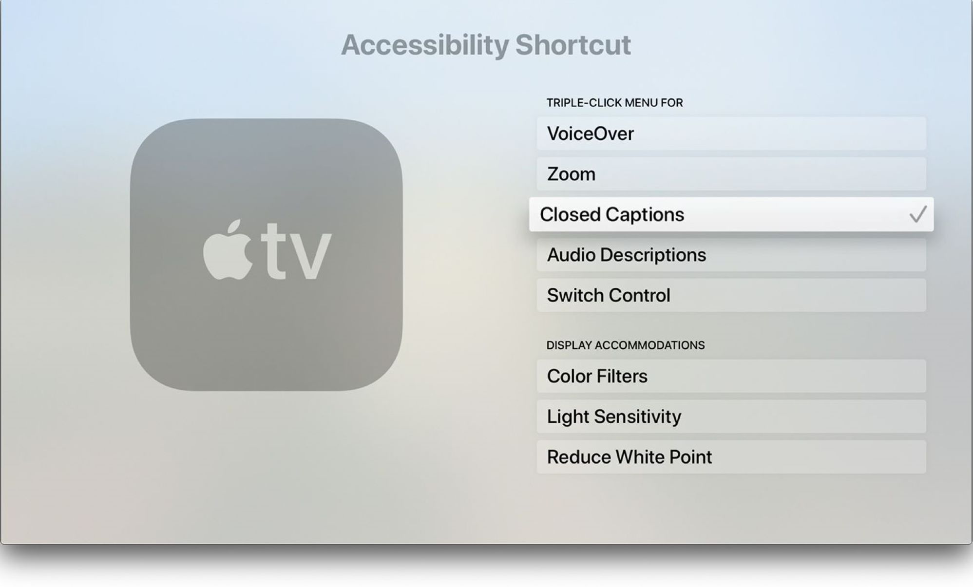 How Do I Turn Off Closed Captioning On Apple TV