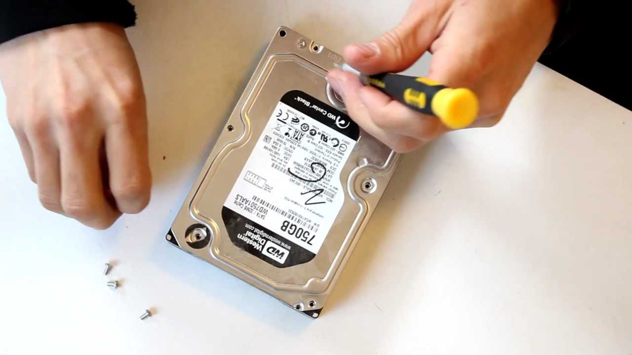 How Do You Open A Hard Disk Drive