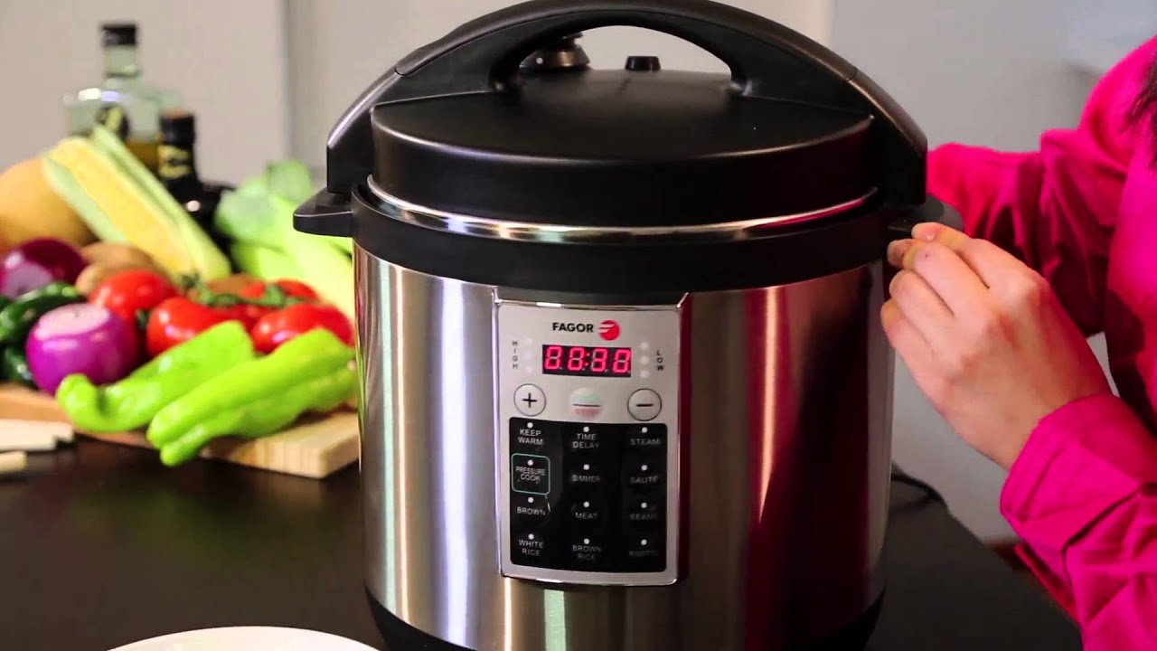 How Much Water And Rice To Cook In Fagor Electric Pressure Cooker