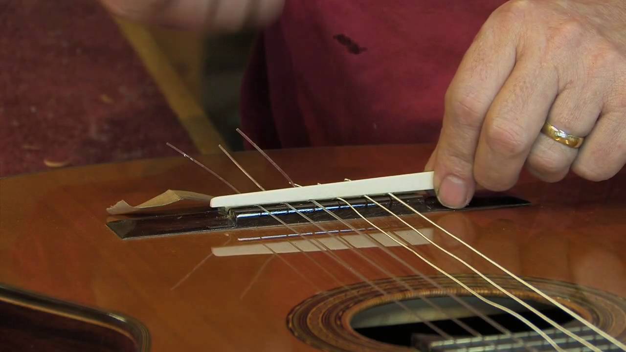 How To Adjust The Saddle On An Acoustic Guitar