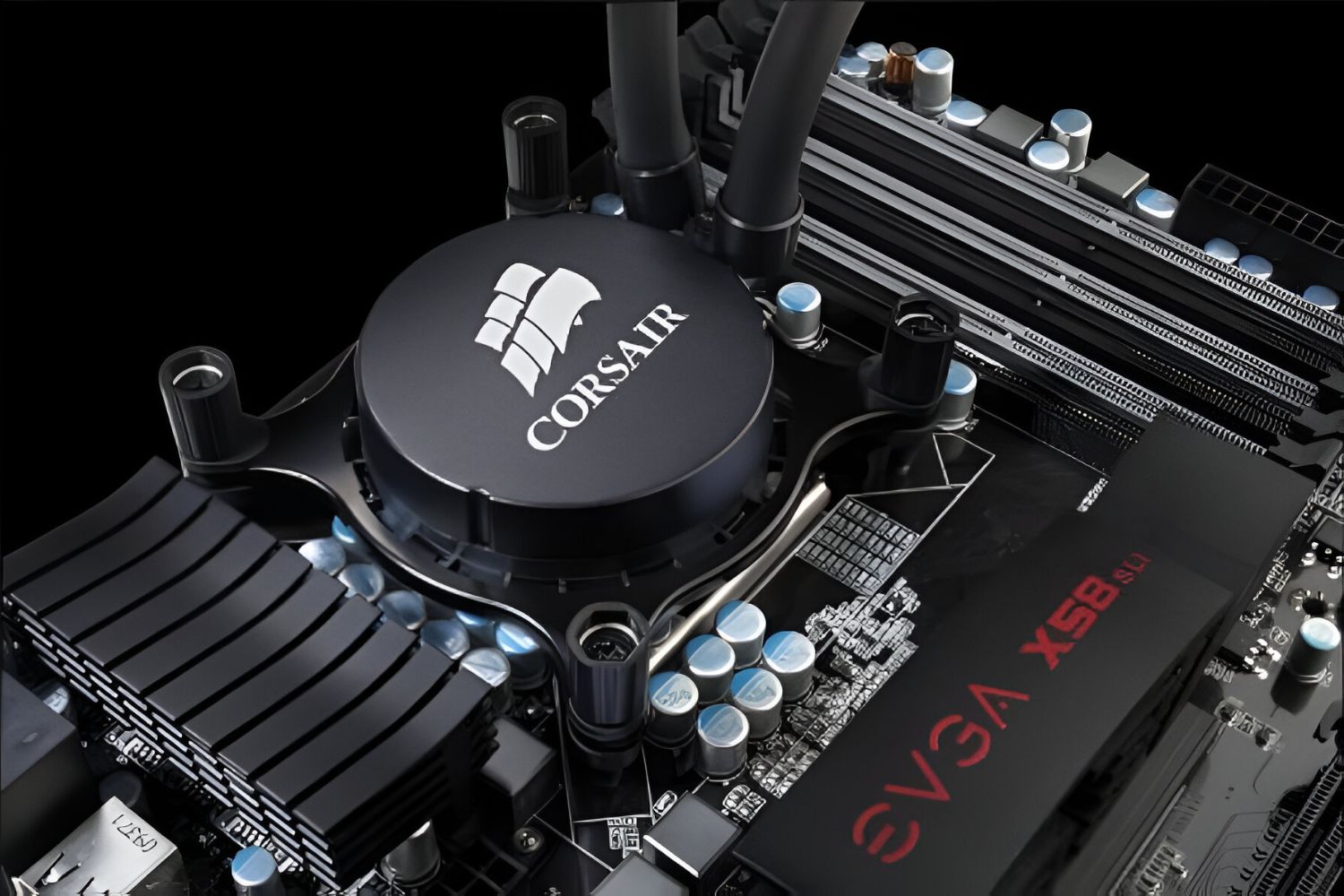 How To Attach The Corsair Hydro Series H55 Quiet Edition Water / Liquid CPU Cooler 120Mm