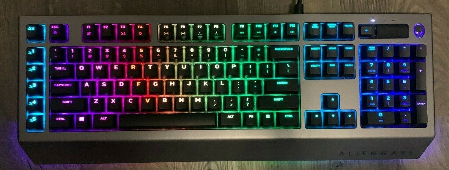 How To Change Alienware Pro Gaming Keyboard AW768 Color