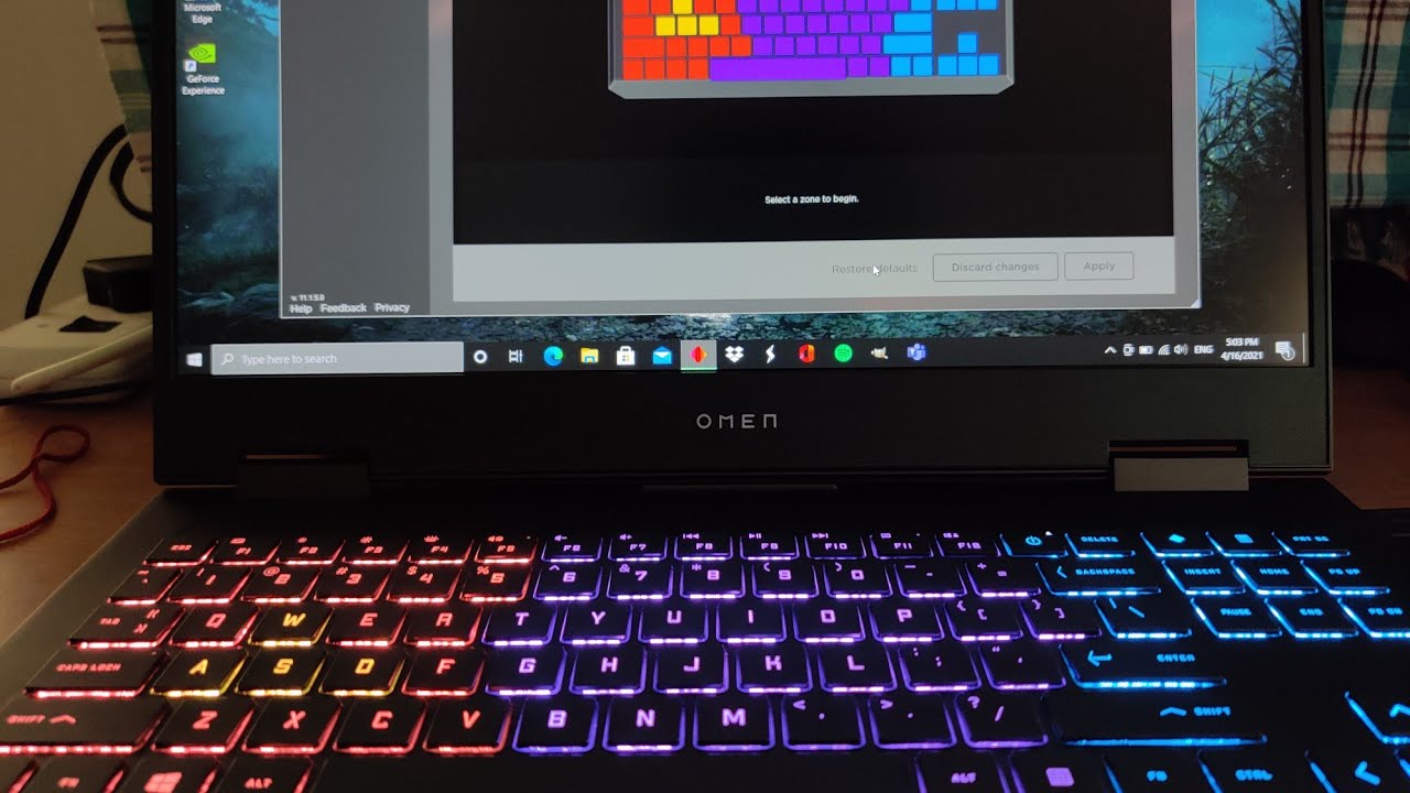 How To Change Colors On HP Gaming Keyboard