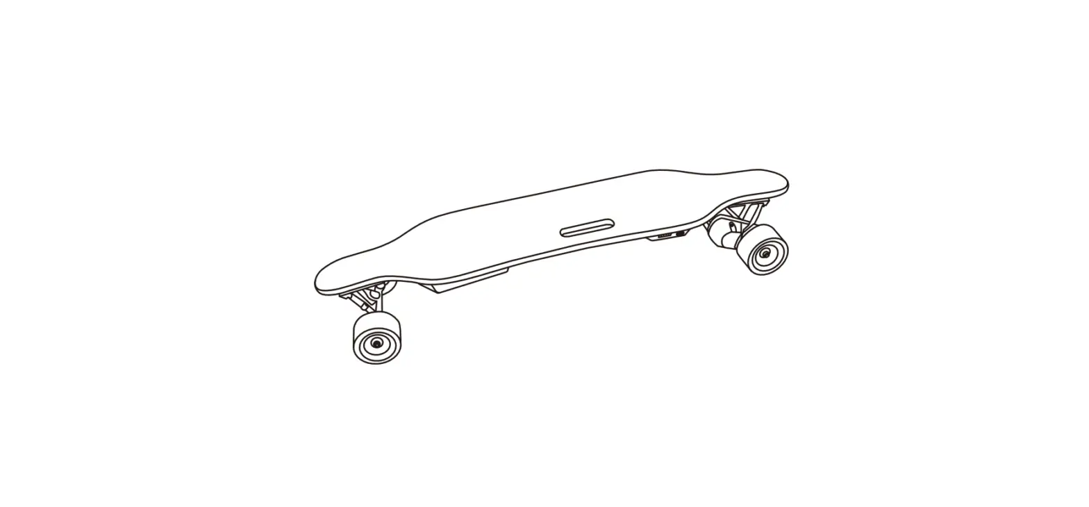 How To Draw An Electric Skateboard Step By Step