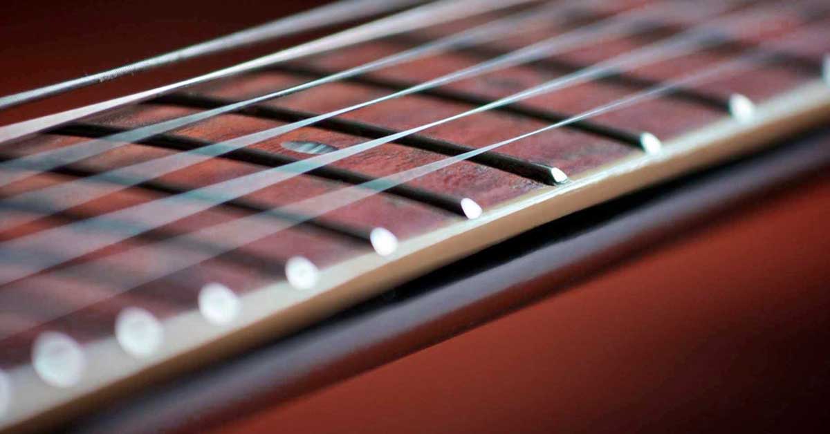 How To Dress Frets On An Electric Guitar