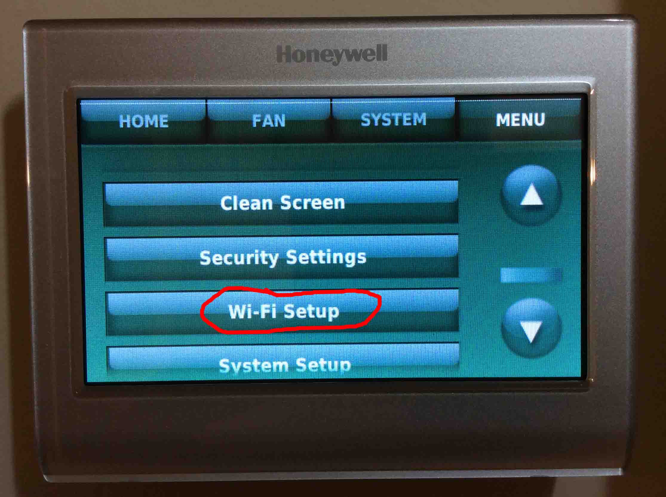 How To Find The MAC Address On A Honeywell Wi-Fi Smart Thermostat