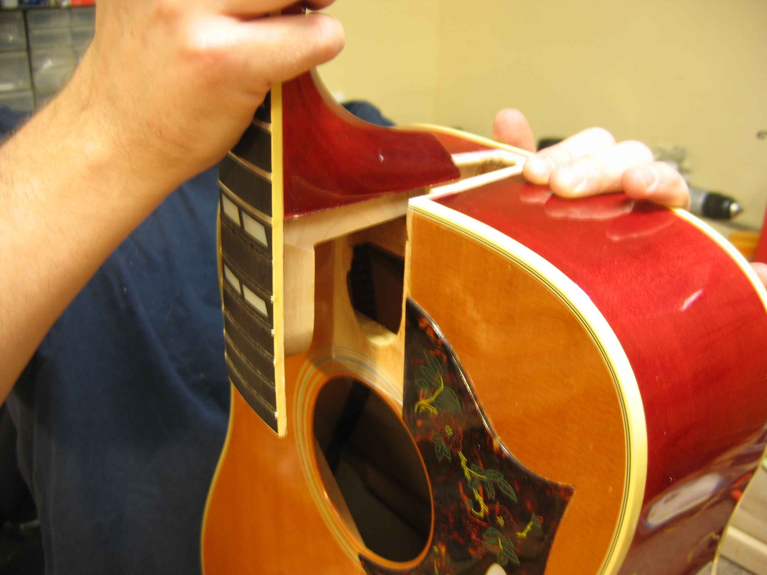 How To Fix A Broken Neck On An Acoustic Guitar