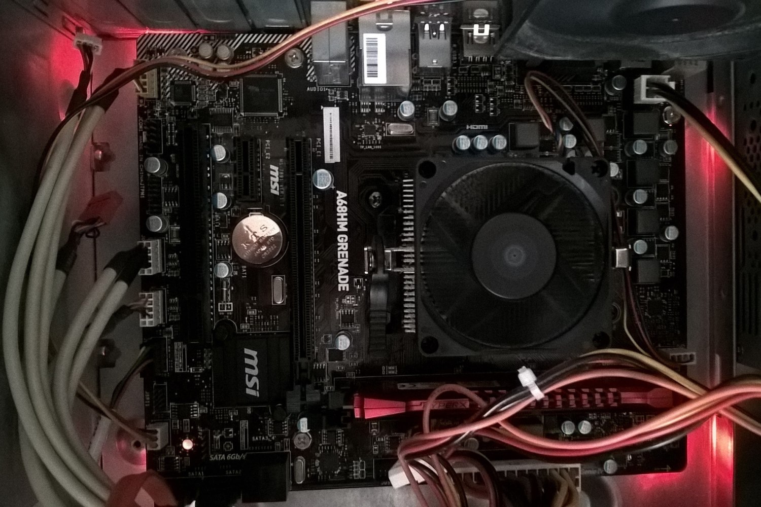 How To Install A CPU Cooler On A68Hm-Grenade Micro Atx
