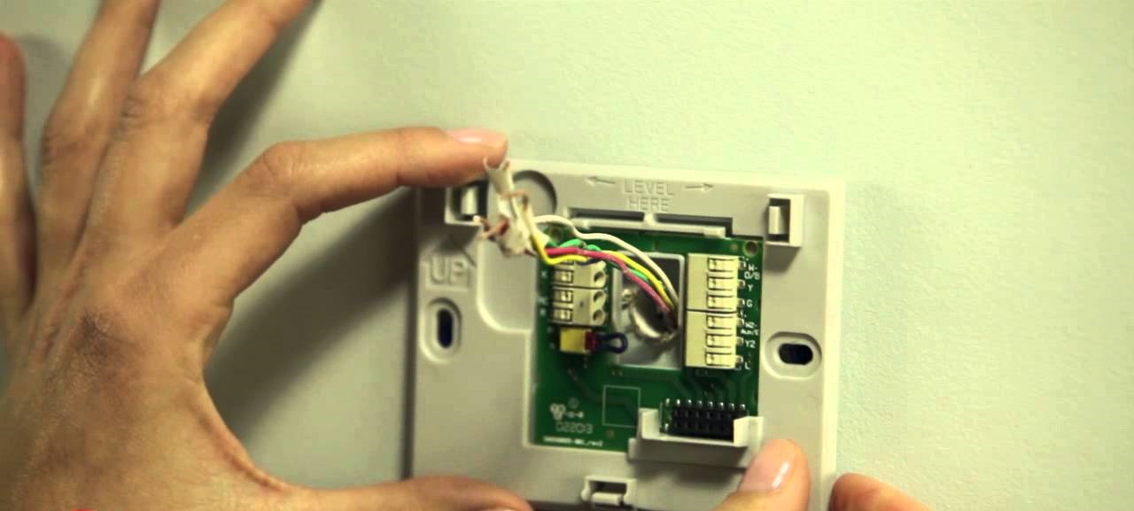 How To Install Honeywell 9580 WiFi Touchscreen Smart Thermostat