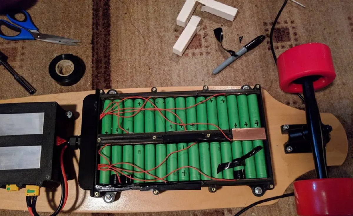 How To Make An Electric Skateboard Battery