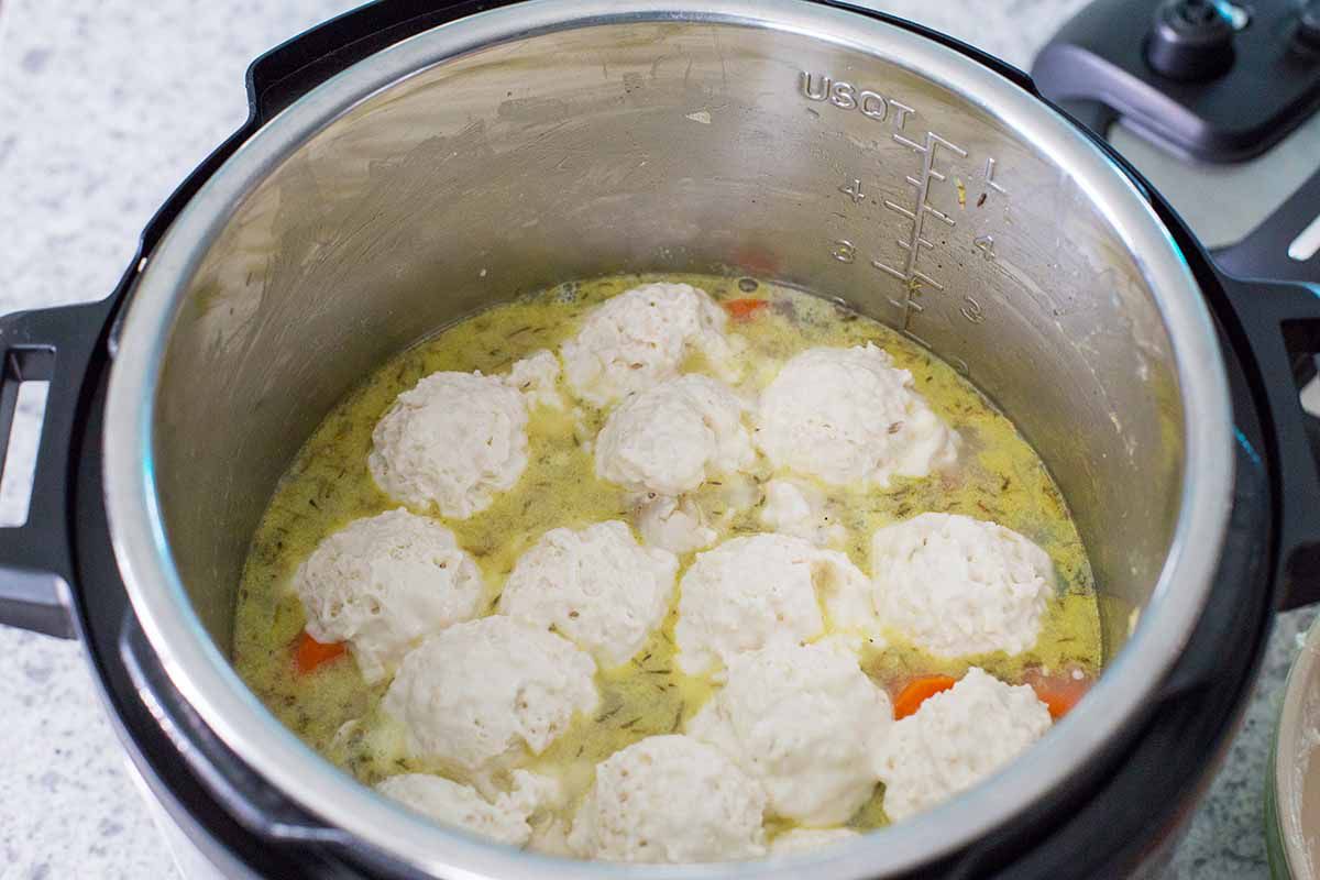 How To Make Easy Chicken And Dumplings In An Electric Pressure Cooker