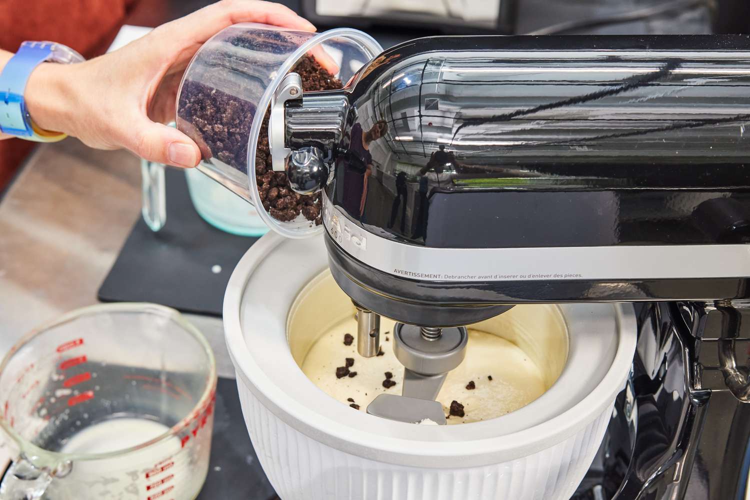 How To Make Ice Cream In An Ice Cream Maker Chocolate Mint Chip Vanilla