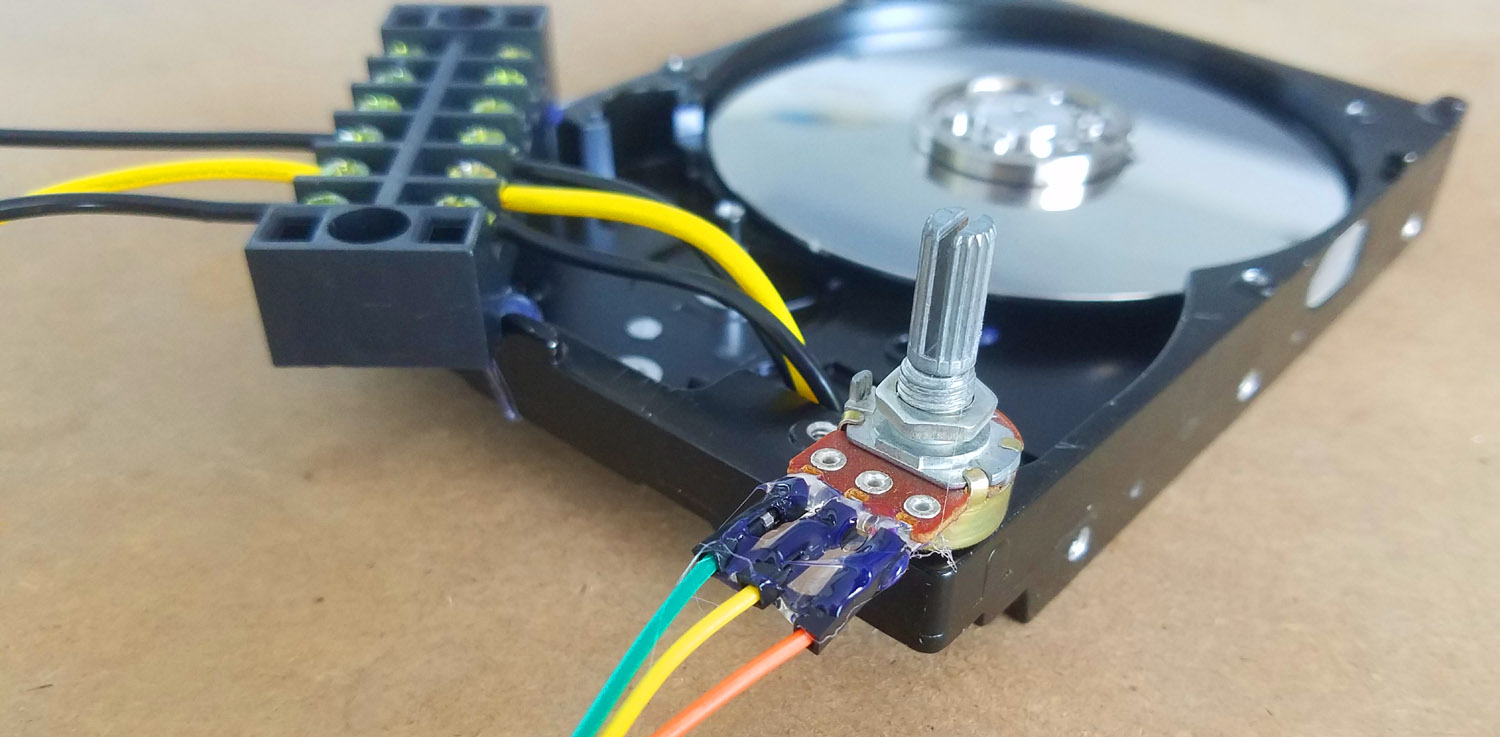 How To Make Motor On Hard Disk Drive Spin