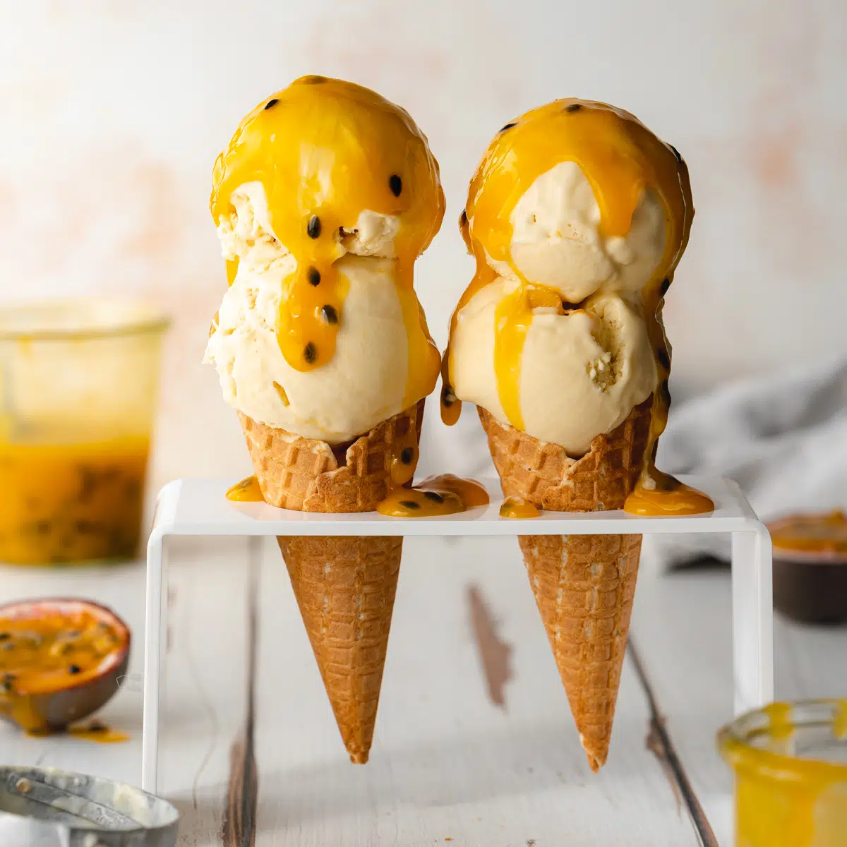 How To Make Passion Fruit Ice Cream Without An Ice Cream Maker